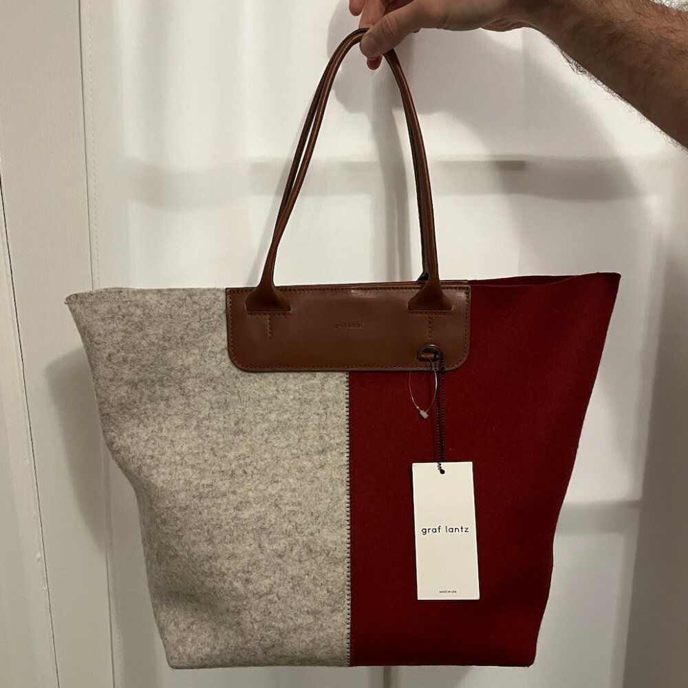 Two-tone graf lantz Tote